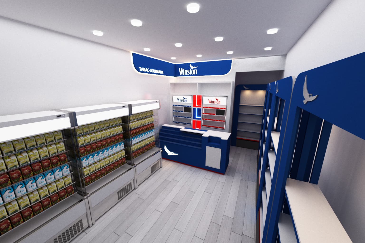 Winston Publicom structure modulaire tunisie, construction préfabriquée, stand modulaire